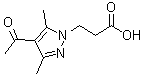 CAS 登录号：890596-67-5， 3-(4-乙酰基-3,5-二甲基-1H-吡唑-1-基)丙酸