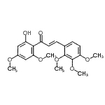 CAS#: 89121-58-4, (2E)-1-(2-Hydroxy-4,6-dimethoxyphenyl)-3-(2,3,4-trimethoxyphenyl)-2-propen-1-one
