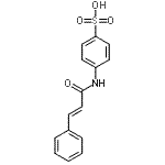 CAS#: 89217-68-5, 4-{[(2E)-3-Phenyl-2-propenoyl]amino}benzenesulfonic acid