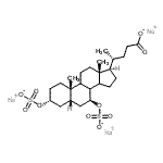 CAS 登录号：89232-83-7， 三钠(3alpha,5beta,7beta,8Xi,9Xi,14Xi)-3,7-二(磺酸氧基)胆烷-24-酸酯