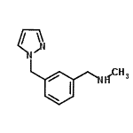 CAS#: 892502-10-2, N-Methyl-1-[3-(1H-pyrazol-1-ylmethyl)phenyl]methanamine