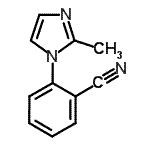 CAS 登录号：892502-27-1， 2-(2-甲基-1H-咪唑-1-基)苯甲腈