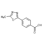 CAS 登录号：892502-28-2， 4-(5-甲基-1,3,4-恶二唑-2-基)苯甲酸
