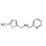 CAS 登录号：892570-76-2， 1-(5-甲基-2-噻吩基)-N-(2-吡啶基甲基)甲胺
