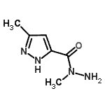 CAS#: 89270-37-1, N,3-Dimethyl-1H-pyrazole-5-carbohydrazide