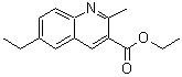 CAS#: 892874-68-9, Ethyl 6-ethyl-2-methyl-3-quinolinecarboxylate