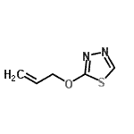 CAS#: 89322-75-8, 2-(Allyloxy)-1,3,4-thiadiazole