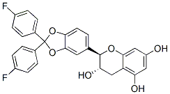 CAS 登录号：89329-09-9， (2R-反式)-2-[2,2-二(4-氟苯基)-1,3-苯并二氧戊环-5-基]-3,4-二氢-2H-1-苯并吡喃-3,5,7-三醇