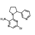 CAS#: 893612-17-4, 5-Bromo-3-[2-(3-pyridinyl)-1-pyrrolidinyl]-2-pyrazinamine