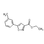 CAS 登录号：893638-47-6， 乙基5-(3-甲基苯基)-1,2-恶唑-3-羧酸酯