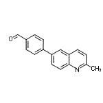 CAS#: 893735-99-4, 4-(2-Methyl-6-quinolinyl)benzaldehyde
