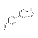 CAS#: 893736-21-5, 4-(1H-Indol-5-yl)benzaldehyde