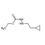 CAS 登录号：894101-40-7， 乙基2-(2-环丙基乙基)肼羧酸酯
