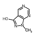 CAS 登录号：89418-11-1， 1-甲基-1,2-二氢-3H-吡唑并[3,4-d]嘧啶-3-酮