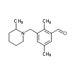 CAS#: 894213-68-4, 2,5-Dimethyl-3-[(2-methyl-1-piperidinyl)methyl]benzaldehyde