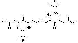 CAS#: 89422-41-3, Methyl (7R,12R)-3,6,13-trioxo-7,12-bis[(trifluoroacetyl)amino]-2-oxa-9,10-dithia-5,14-diazahexadecan-16-oate