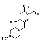 CAS#: 894370-26-4, 2,4-Dimethyl-5-[(4-methyl-1-piperazinyl)methyl]benzaldehyde