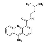 CAS 登录号：89459-43-8， 9-氨基-N-[2-(二甲基氨基)乙基]-4-吖啶甲酰胺