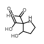 CAS#: 89464-65-3, 3-Hydroxy-2,2-pyrrolidinedicarboxylic acid