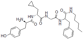 CAS#: 89483-22-7, L-Tyrosyl-3-cyclopropyl-D-alanylglycyl-N-pentyl-L-Phenylalaninamide