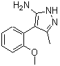 CAS 登录号：895010-58-9， 4-(2-甲氧基苯基)-3-甲基-1H-吡唑-5-胺