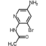 CAS#: 896161-09-4, N-(5-amino-3-bromo-2-pyridyl)acetamide