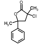 CAS 登录号：89630-70-6， 3-氯-3,5-二甲基-5-苯基二氢-2(3H)-呋喃酮