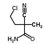 CAS 登录号：89641-58-7， 4-氯-2-氰基-2-甲基丁烷酰胺