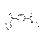CAS 登录号：896618-52-3， 乙基4-(3-噻吩基羰基)苯甲酸酯