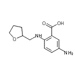 CAS 登录号：896717-80-9， 5-氨基-2-[(四氢-2-呋喃基甲基)氨基]苯甲酸