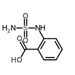 CAS 登录号：89694-26-8， 2-(氨基磺酰基氨基)苯甲酸
