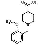 CAS 登录号：897094-26-7， 1-(2-甲氧基苄基)-4-哌啶羧酸
