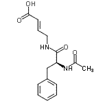 CAS 登录号：89711-04-6， (2E)-4-[(N-乙酰基-L-苯丙氨酰)氨基]-2-丁烯酸