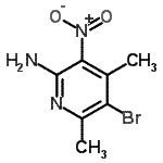 CAS#: 89791-76-4, 5-Bromo-4,6-dimethyl-3-nitro-2-pyridinamine