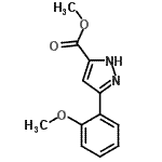 CAS 登录号：898052-17-0， 甲基3-(2-甲氧基苯基)-1H-吡唑-5-羧酸酯