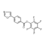 CAS 登录号：898288-91-0， 五氟苯基4-(1,3-恶唑-5-基)苯甲酸酯