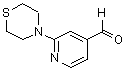 CAS 登录号：898289-24-2， 2-(4-硫代吗啉基)-4-吡啶甲醛