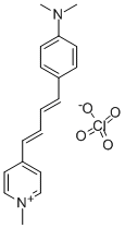 CAS#: 89846-21-9, 4-[4-[4-(Dimethylamino)phenyl]-1,- 3-butadienyl]-1-ethyl-Pyridinium perchlorate