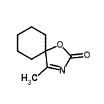 CAS 登录号：89849-15-0， 4-甲基-1-氧杂-3-氮杂螺[4.5]癸-3-烯-2-酮