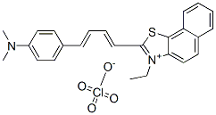 CAS#: 89872-07-1, 2-(4-(4-(Dimethylamino)Phenyl)-1,3-Butadienyl)-3-Ethyl-Naphtho(2,1-d)Thiazolium Perchlorate