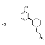 CAS 登录号：89874-80-6， 3-[(3R)-1-丙基-3-哌啶基]苯酚盐酸盐(1:1)
