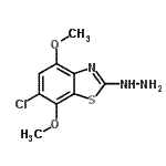 CAS#: 898748-55-5, 6-Chloro-2-hydrazino-4,7-dimethoxy-1,3-benzothiazole