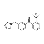 CAS#: 898749-26-3, [3-(2,5-Dihydro-1H-pyrrol-1-ylmethyl)phenyl][2-(trifluoromethyl)phenyl]methanone