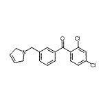 CAS#: 898749-50-3, (2,4-Dichlorophenyl)[3-(2,5-dihydro-1H-pyrrol-1-ylmethyl)phenyl]methanone
