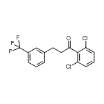 CAS 登录号：898749-89-8， 1-(2,6-二氯苯基)-3-[3-(三氟甲基)苯基]-1-丙酮