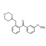 CAS 登录号：898749-99-0， (3-甲氧基苯基)[2-(4-吗啉基甲基)苯基]甲酮