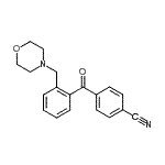 CAS#: 898750-11-3, 4-[2-(4-Morpholinylmethyl)benzoyl]benzonitrile