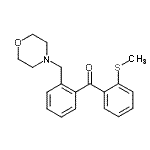 CAS 登录号：898750-23-7， [2-(甲硫基)苯基][2-(4-吗啉基甲基)苯基]甲酮