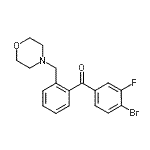 CAS#: 898750-62-4, (4-Bromo-3-fluorophenyl)[2-(4-morpholinylmethyl)phenyl]methanone