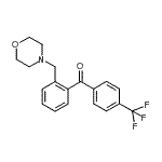 CAS 登录号：898750-83-9， [2-(4-吗啉基甲基)苯基][4-(三氟甲基)苯基]甲酮